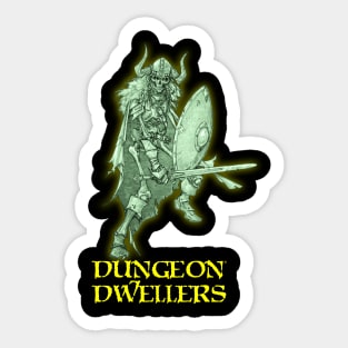 Dungeon Dwellers Skeleton Sticker